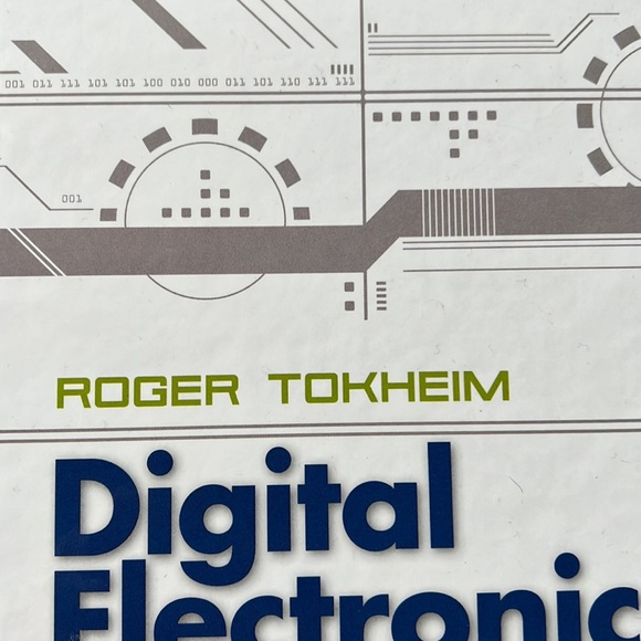 DIGITAL ELECTRONICS~principles & applications by ROGER TOKHEIM eighth edition - Picture 3 of 5